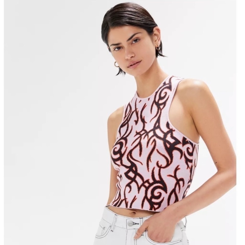 Knit crop top
